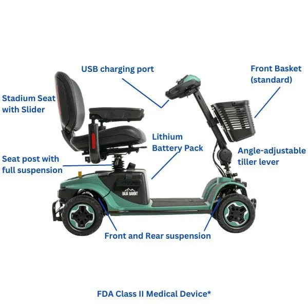 Pride Baja Bandit Portable Mobility Scooter BA140