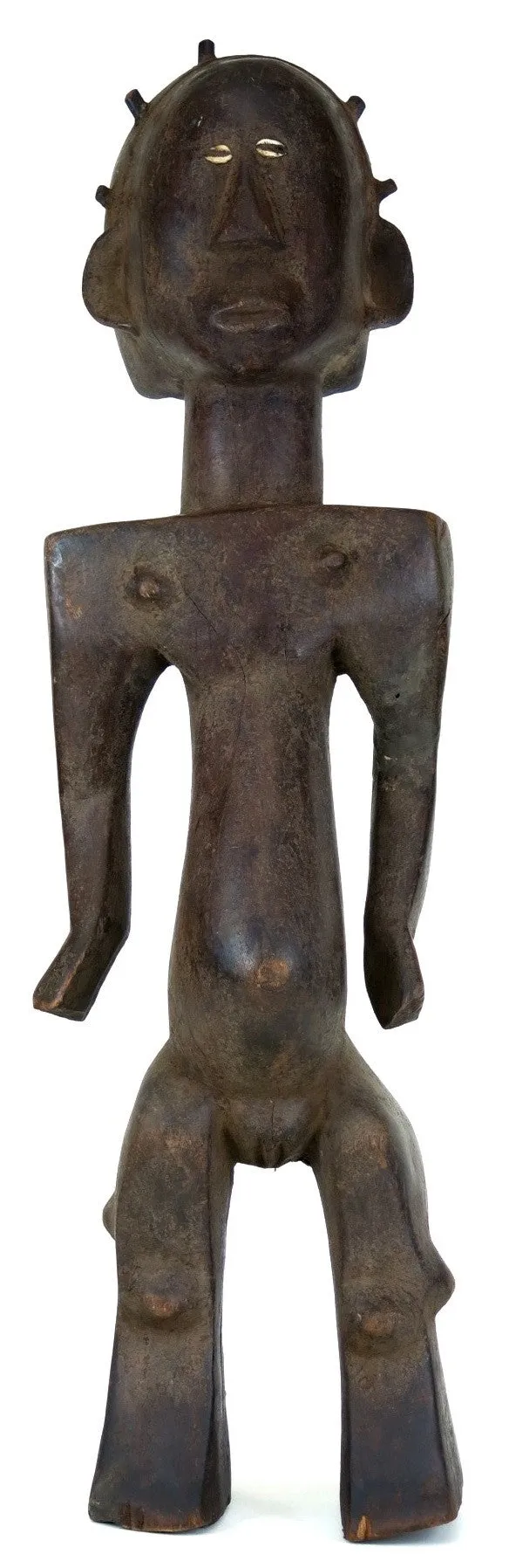 Rare Luba Nkisi Female Figure