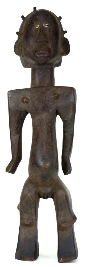 Rare Luba Nkisi Female Figure