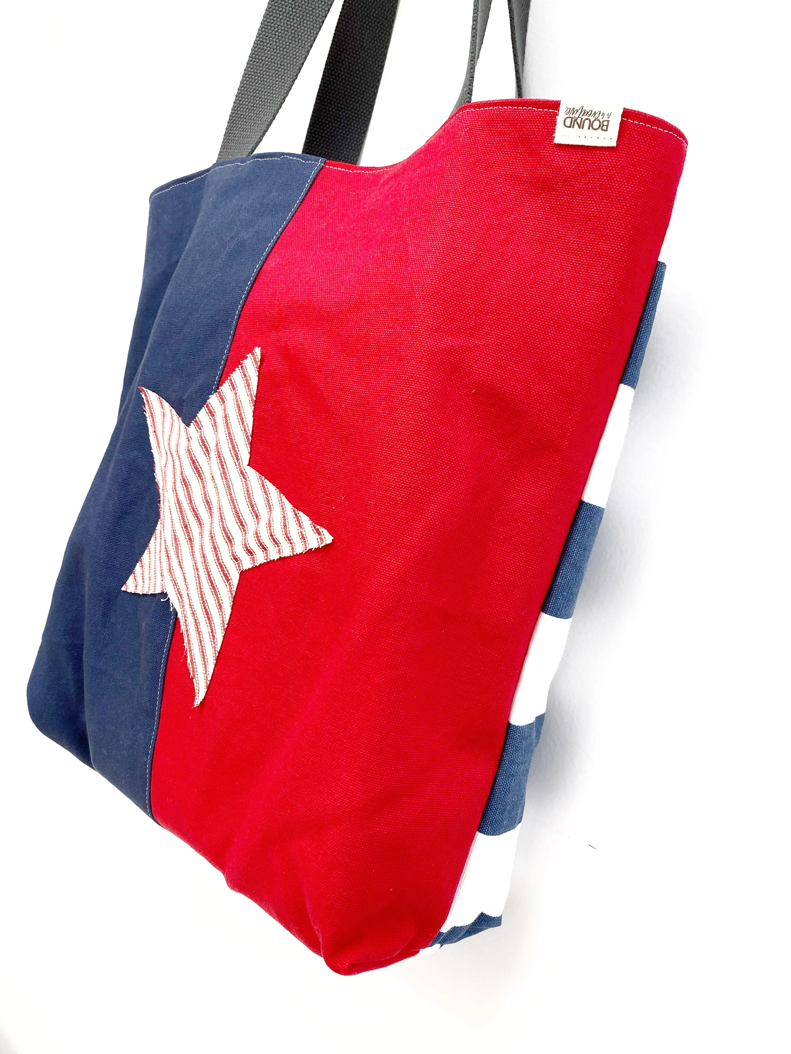 Reusable Grocery Bag, The Perfect Market Bag, Nautical Bag, Eco-Friendly, Festival Bag, B22