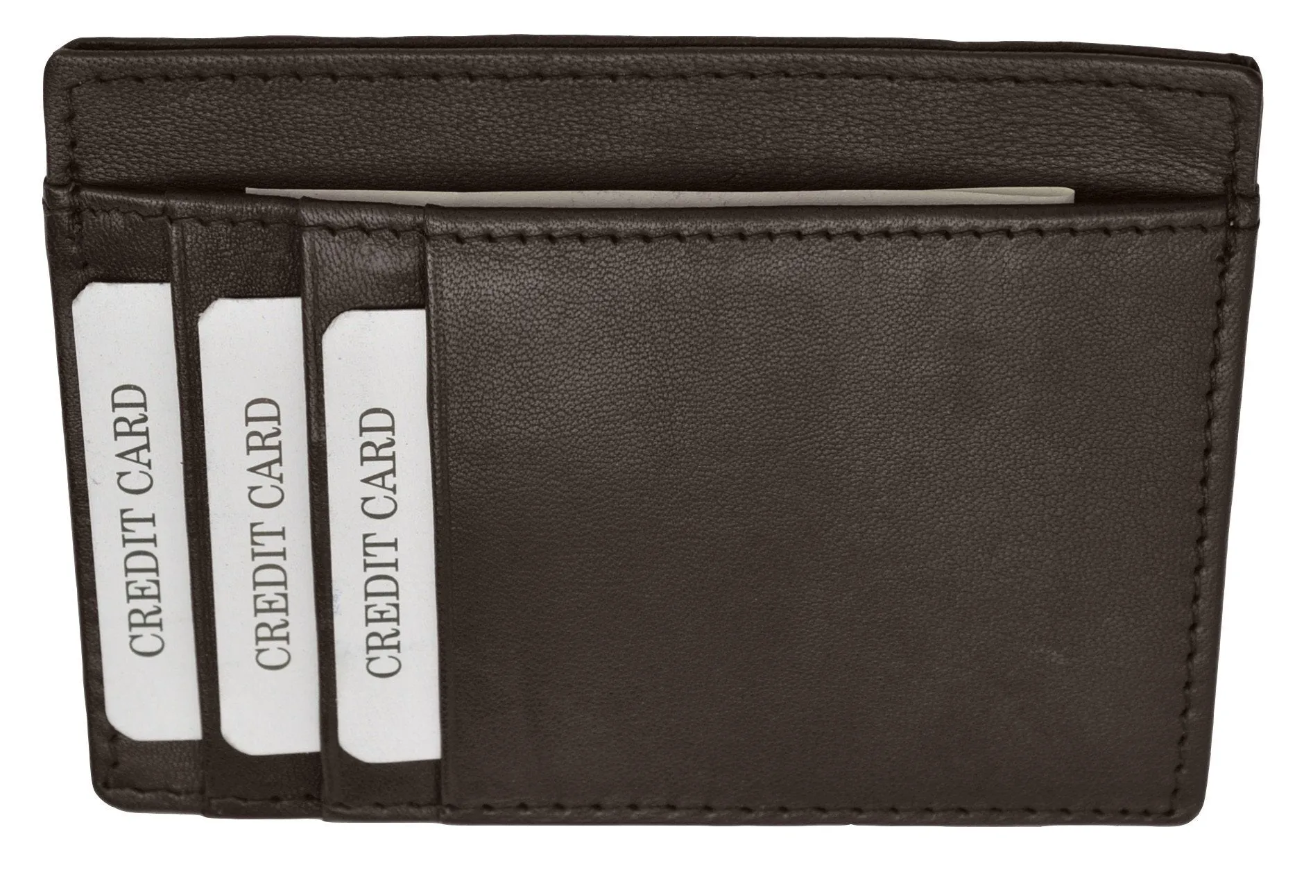 RFID Wallet Mens Slim Leather RFID Blocking Front Pocket Wallet Thin Card Holder RFID P 370