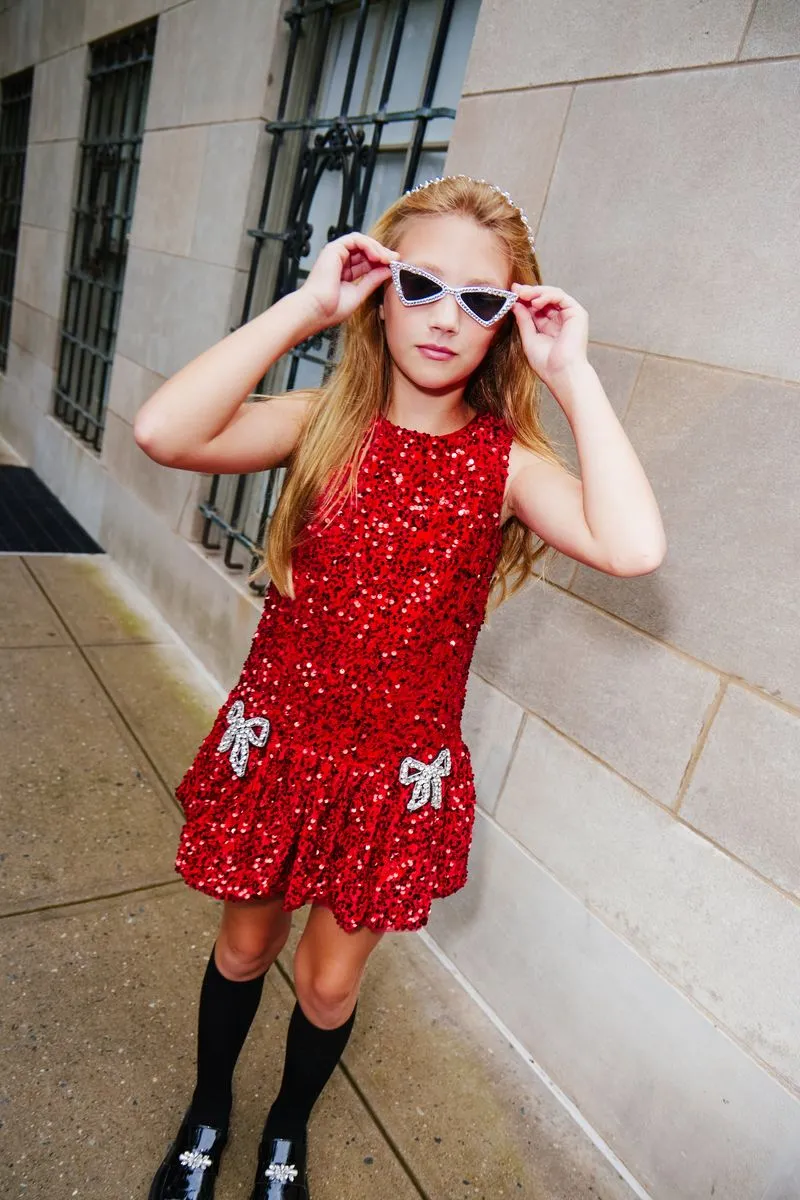 Ruby Bows Dress