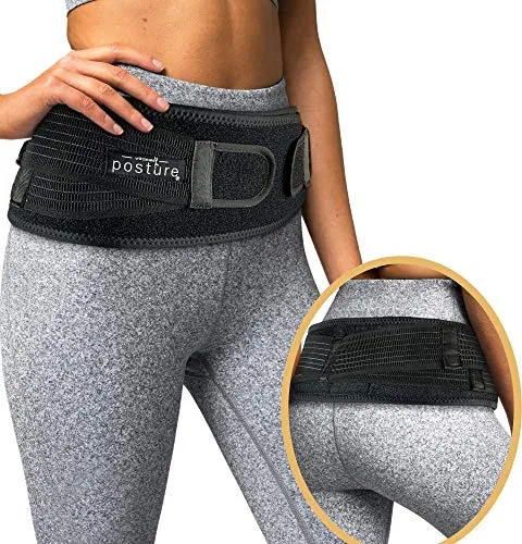 Sacroiliac Hip Belt for Sciatic, Pelvic and Lower Back Pain, or Maternity Belt