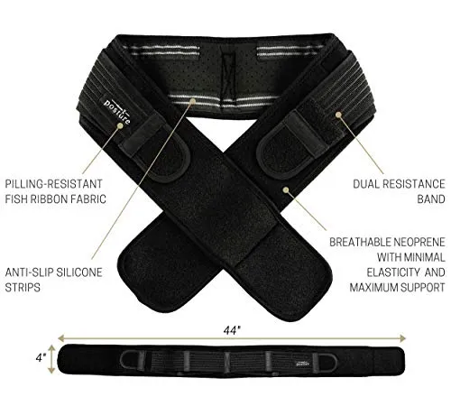 Sacroiliac Hip Belt for Sciatic, Pelvic and Lower Back Pain, or Maternity Belt