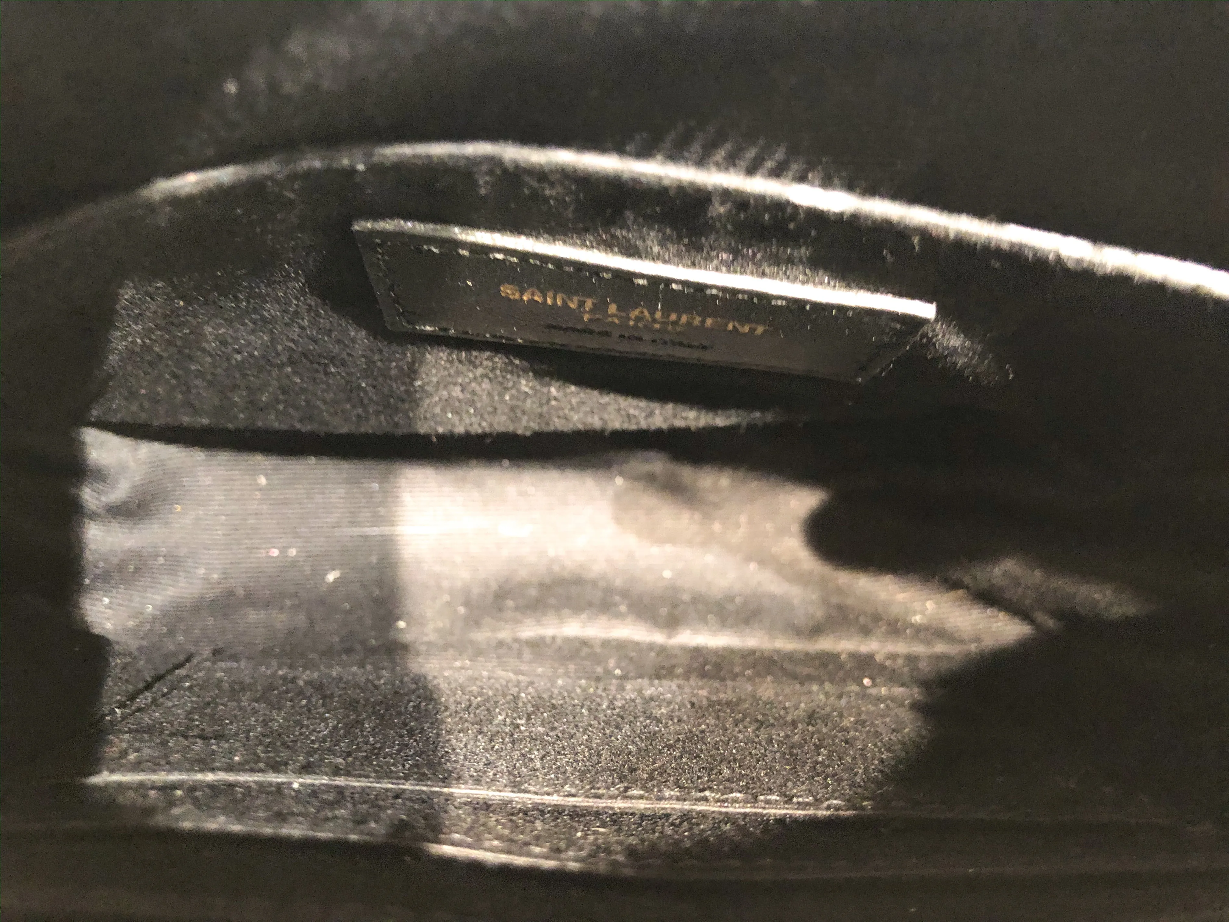 Saint Laurent Metallic Matelasse Belt Bag