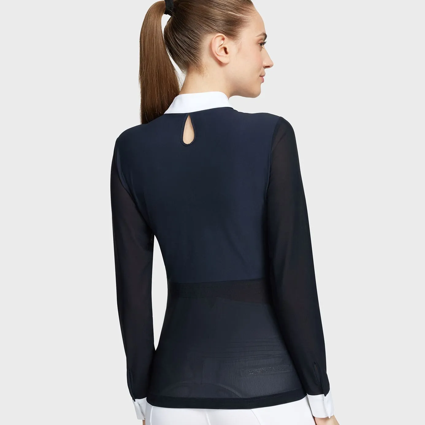 Samshield Aloise Boreal Long Sleeve Show Shirt - Navy Metal Eclipse
