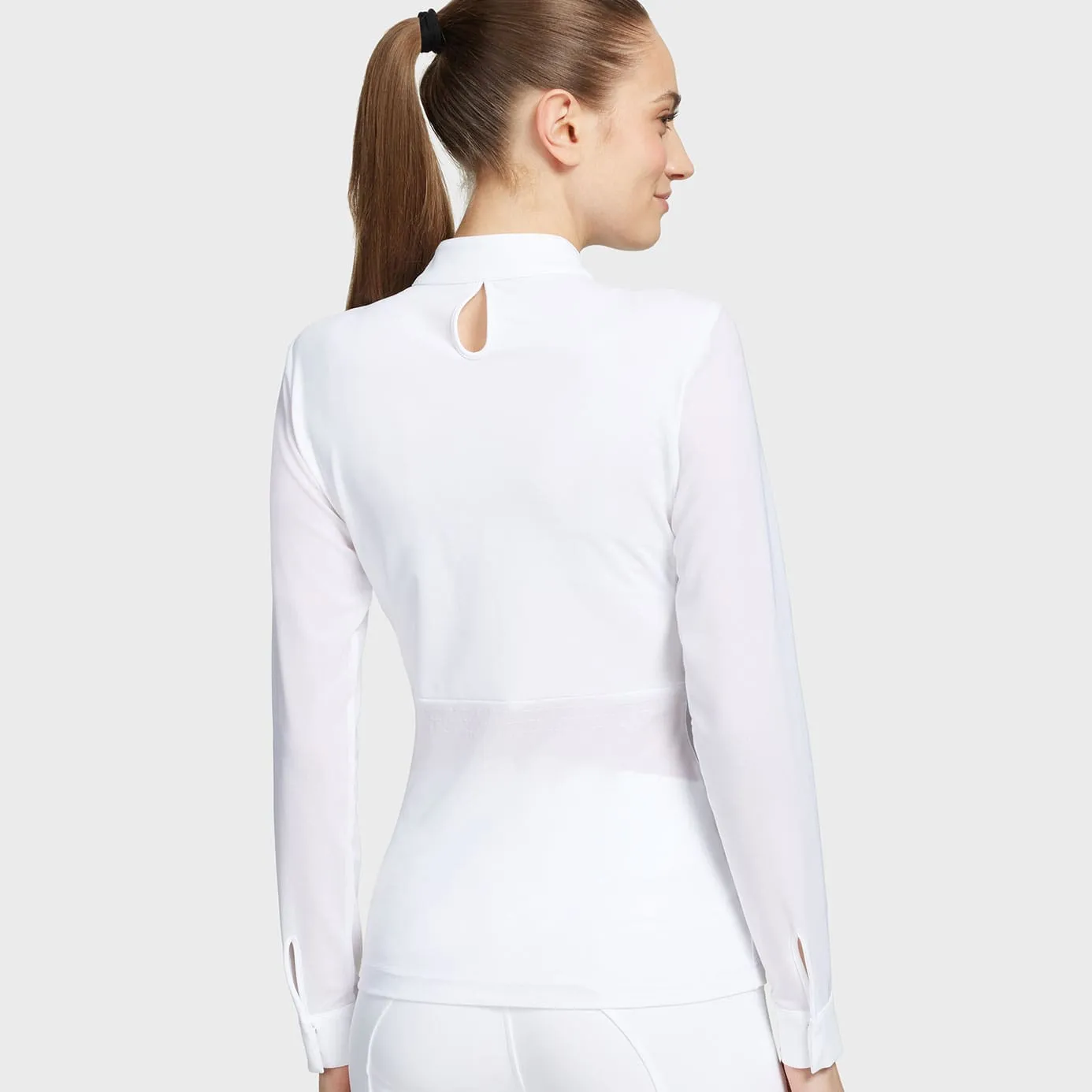 Samshield Aloise Boreal Long Sleeve Show Shirt - White Metal Eclipse