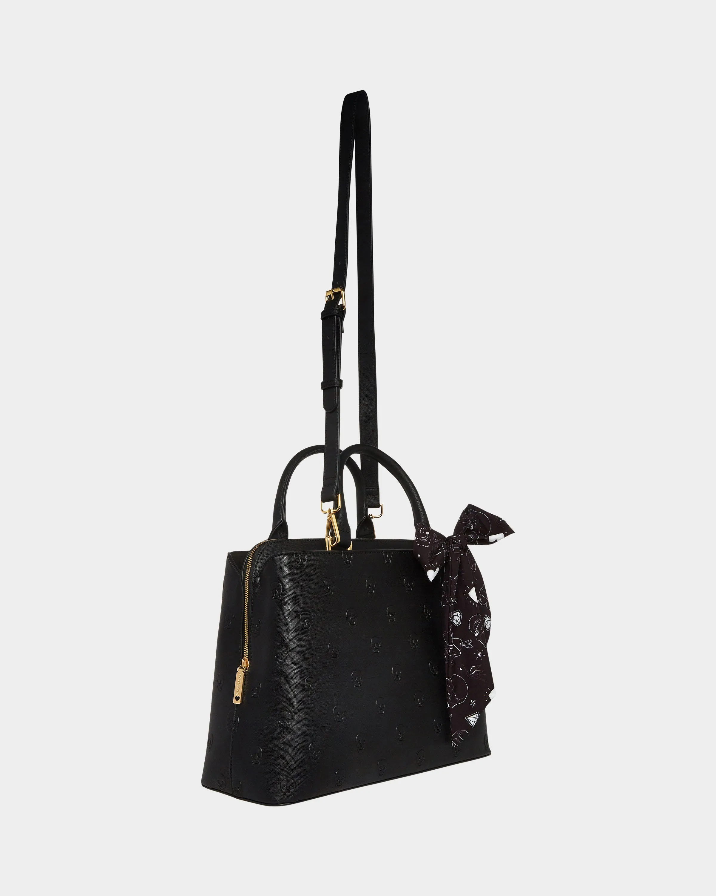 SKULLICIOUS SATCHEL BLACK | RE:LUV