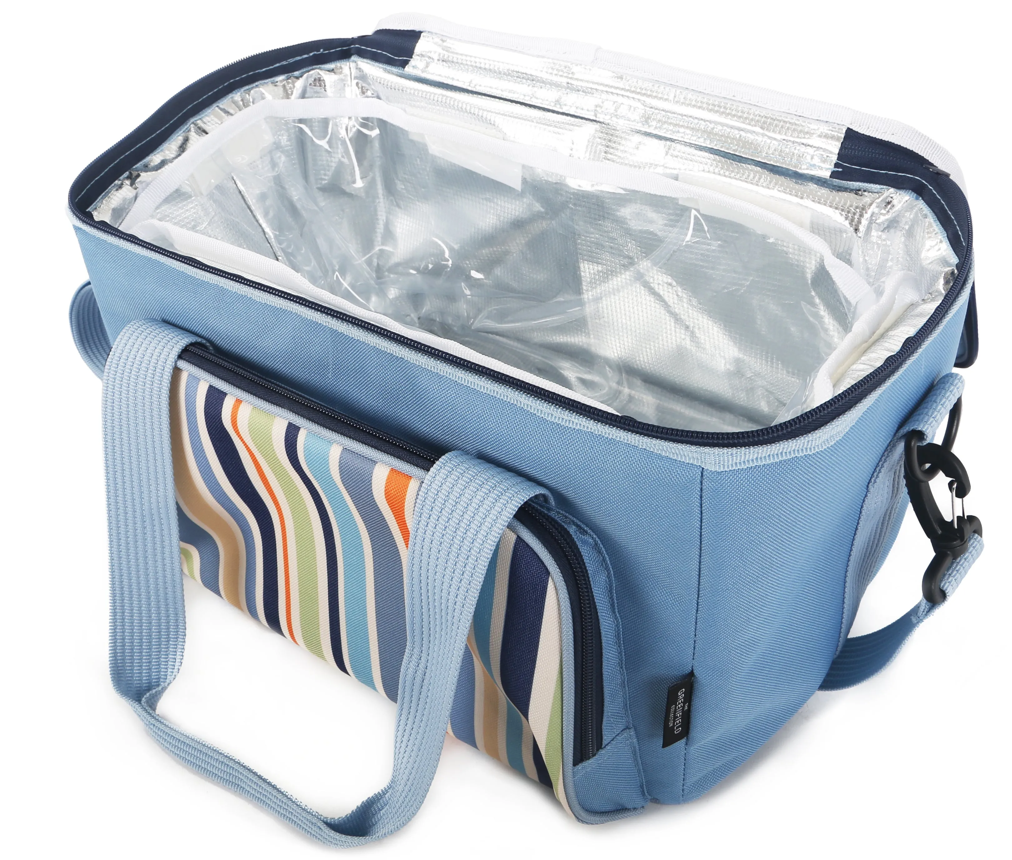 Sky Blue 20 Litre Foldable Family Cool Bag