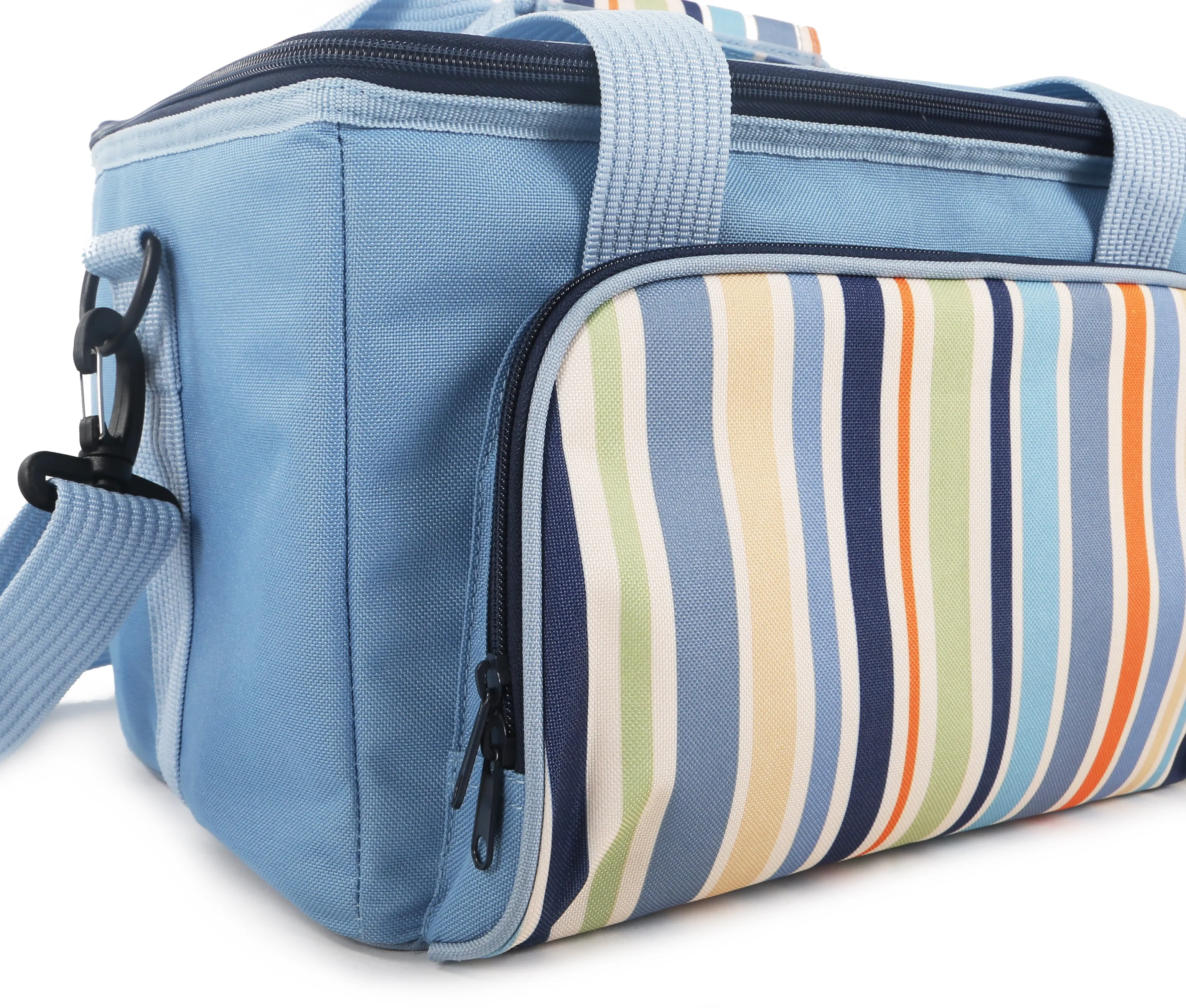 Sky Blue 20 Litre Foldable Family Cool Bag