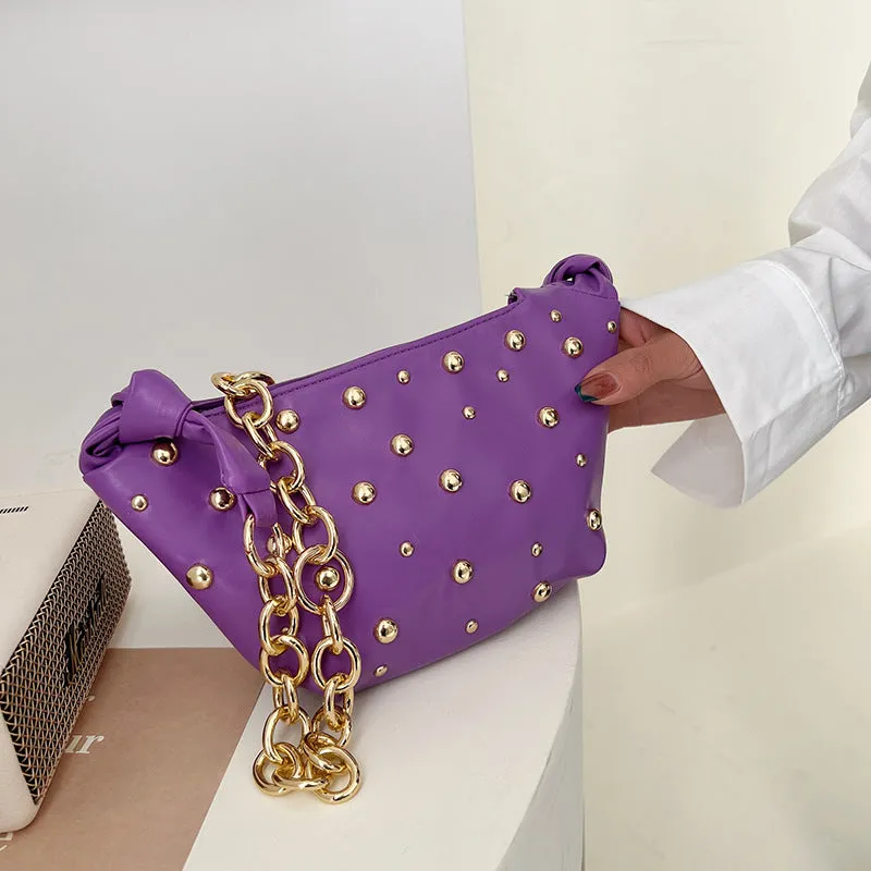 Sling Bags Chain Zipper Waist Bag Crossbody Bag
