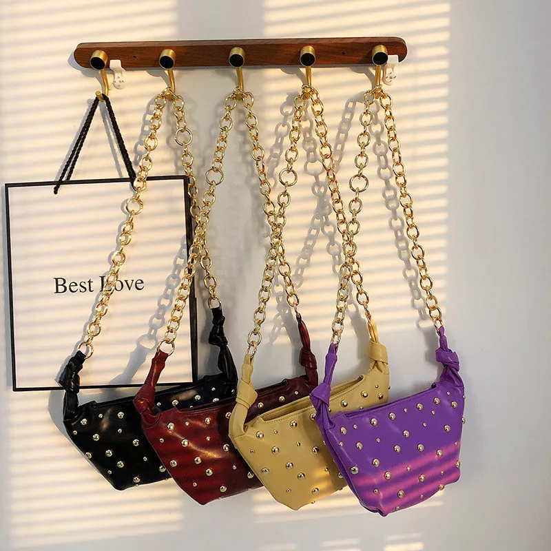 Sling Bags Chain Zipper Waist Bag Crossbody Bag