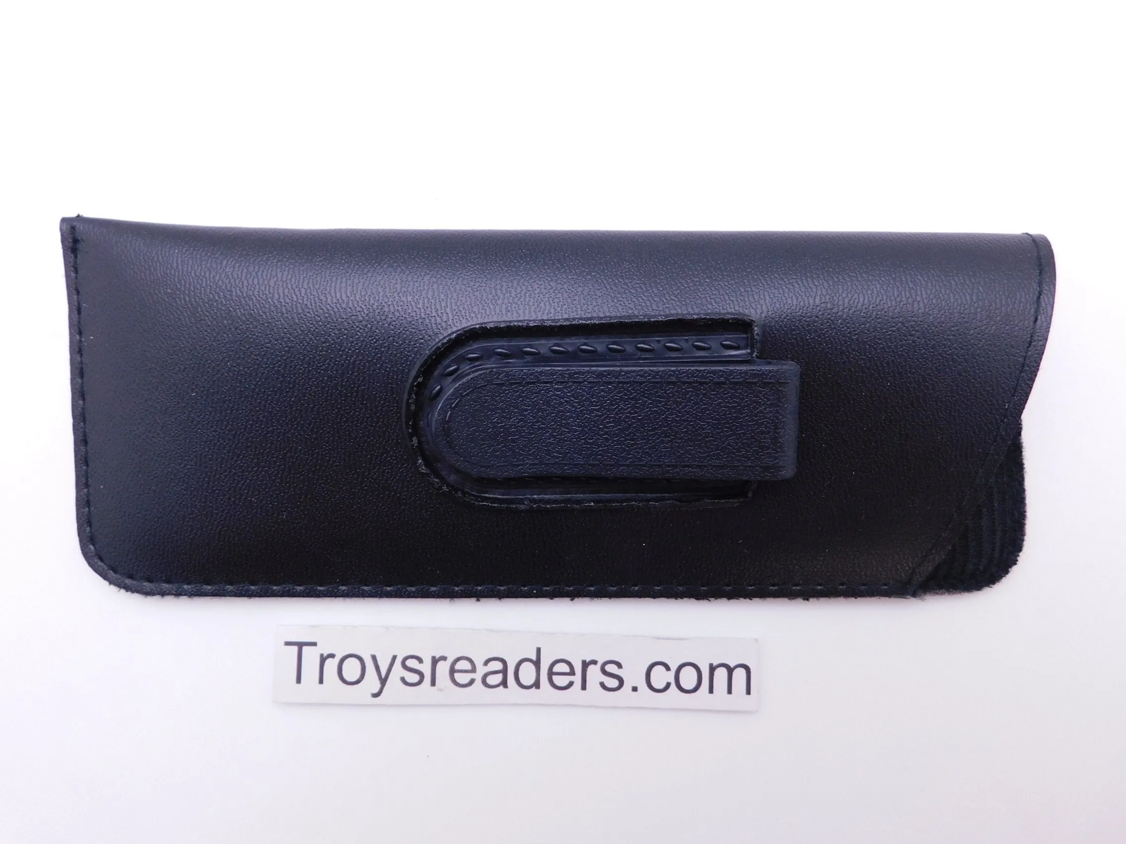 Small Faux Leather Glasses Sleeve/Pouch with Belt Clip in Three Colors