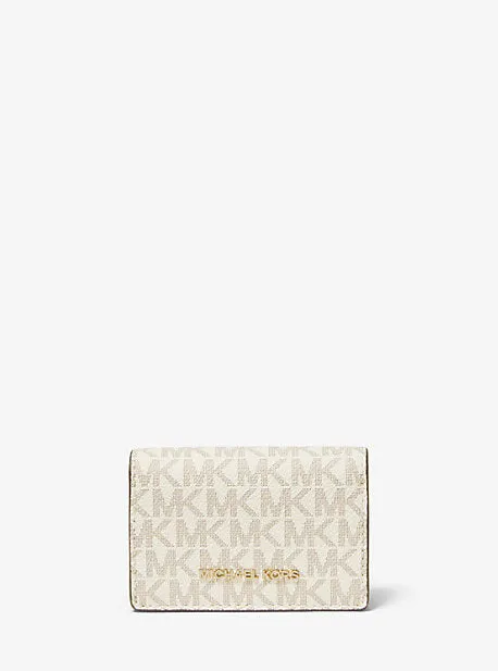 Small Logo and Leather Wallet