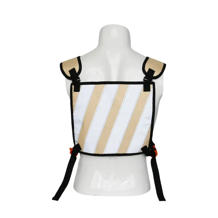 Sohiwoo Multi-function Unisex Chest Bags Nylon Reflective Stripe Vest Hip-Hop Street Sports Belt Pouch Bag Sling Chest Rig Bag