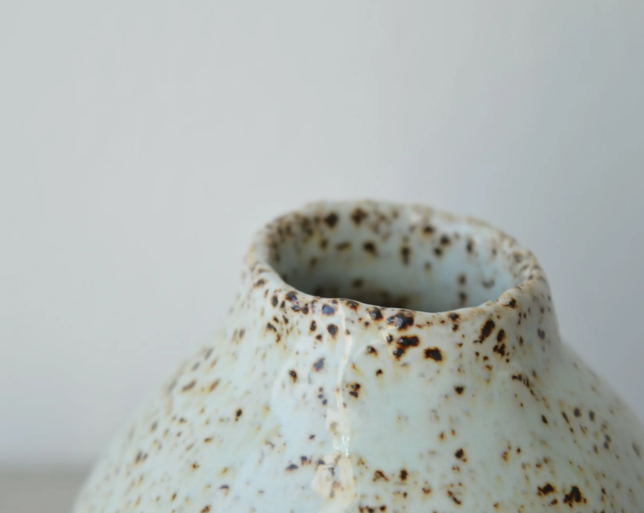Speckled bud vase VI