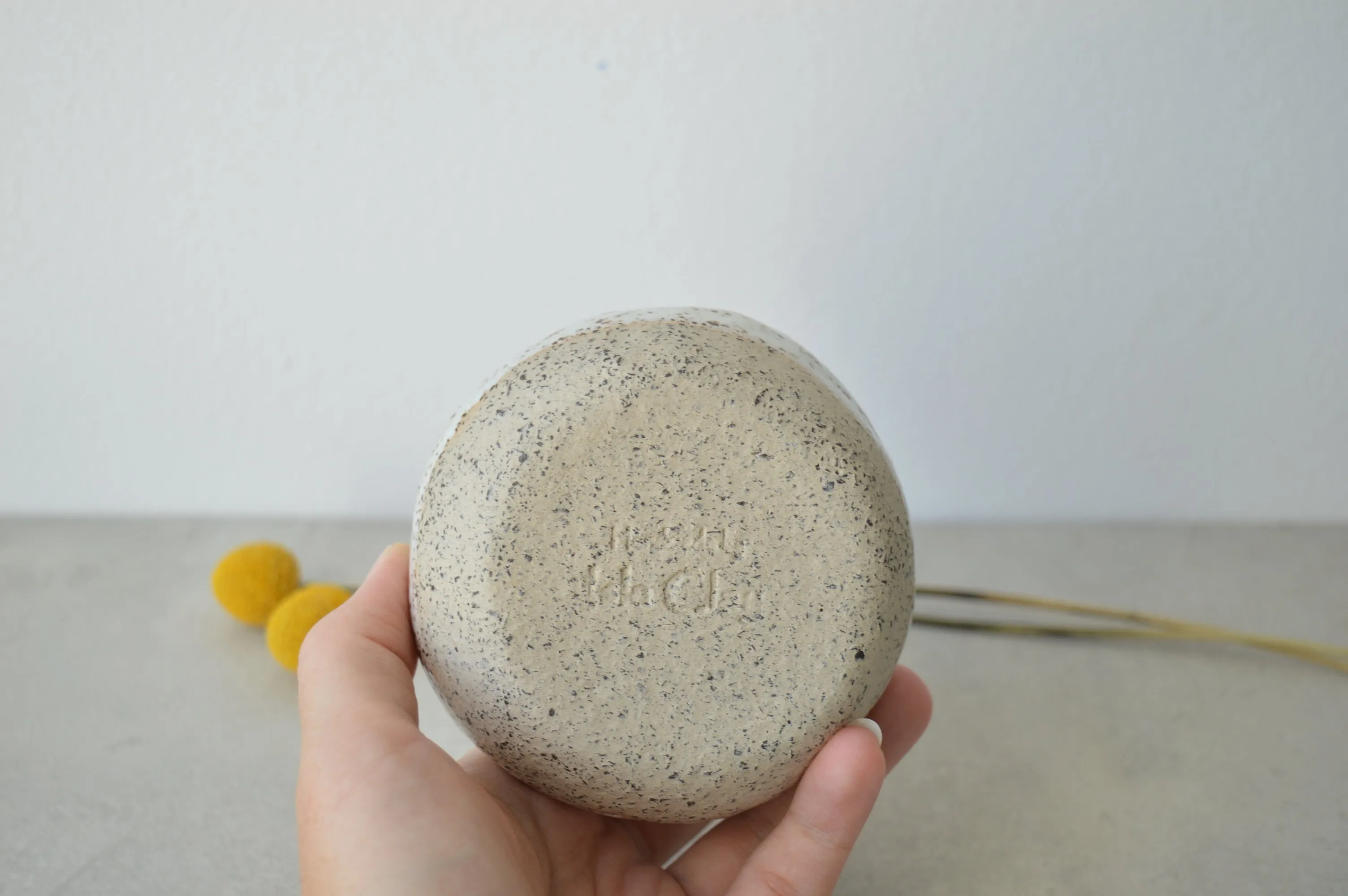 Speckled bud vase VI