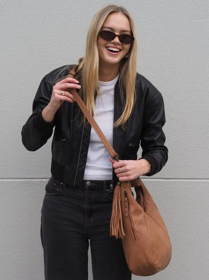 Suki Soft Hobo | Cognac