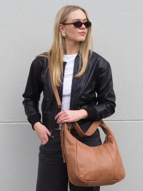 Suki Soft Hobo | Cognac
