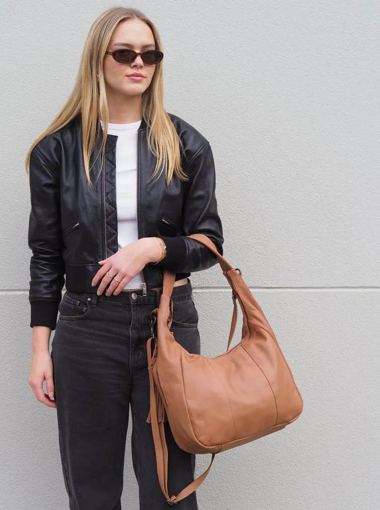 Suki Soft Hobo | Cognac