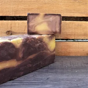 Vanilla, Olive Oil & Coconut Oil Soap Slice