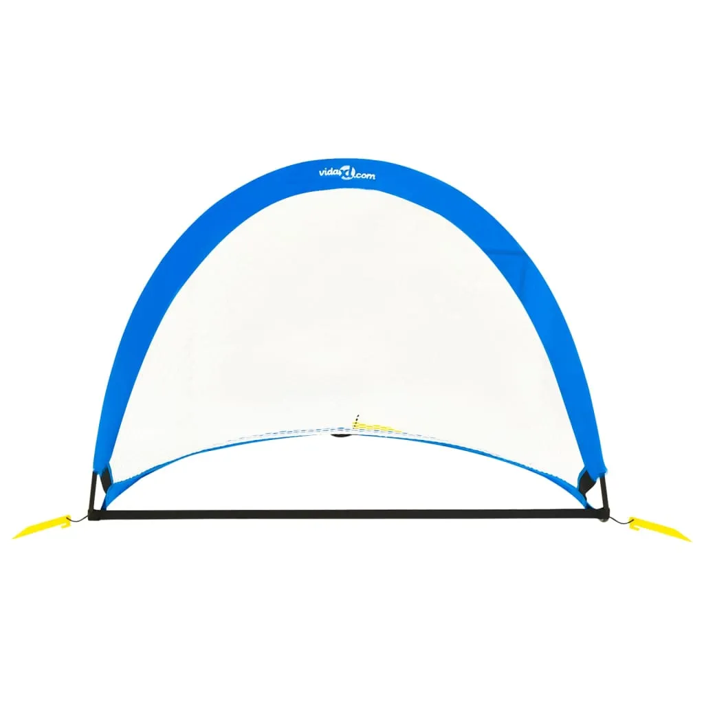 vidaXL Children Football Goals 2 pcs Set with Storage Bag 119x82x84.5 cm