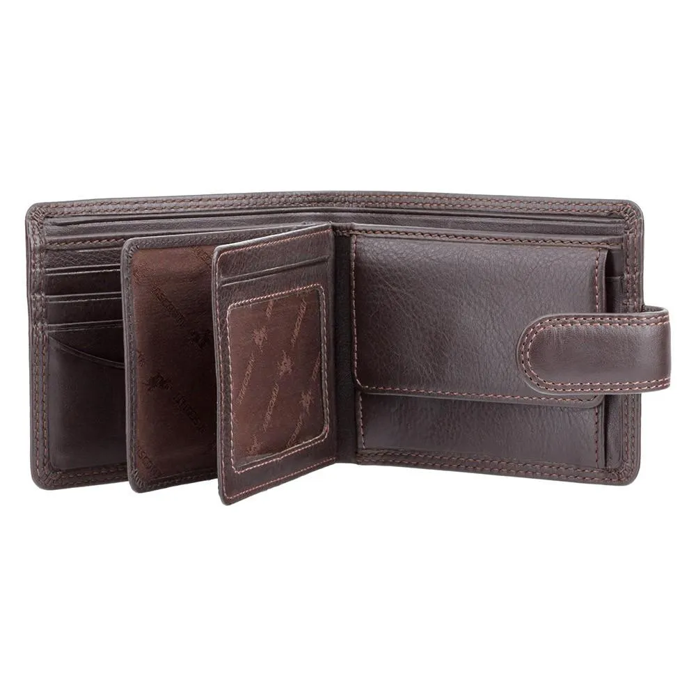 Visconti Strand Cash & Coin Wallet - Chocolate