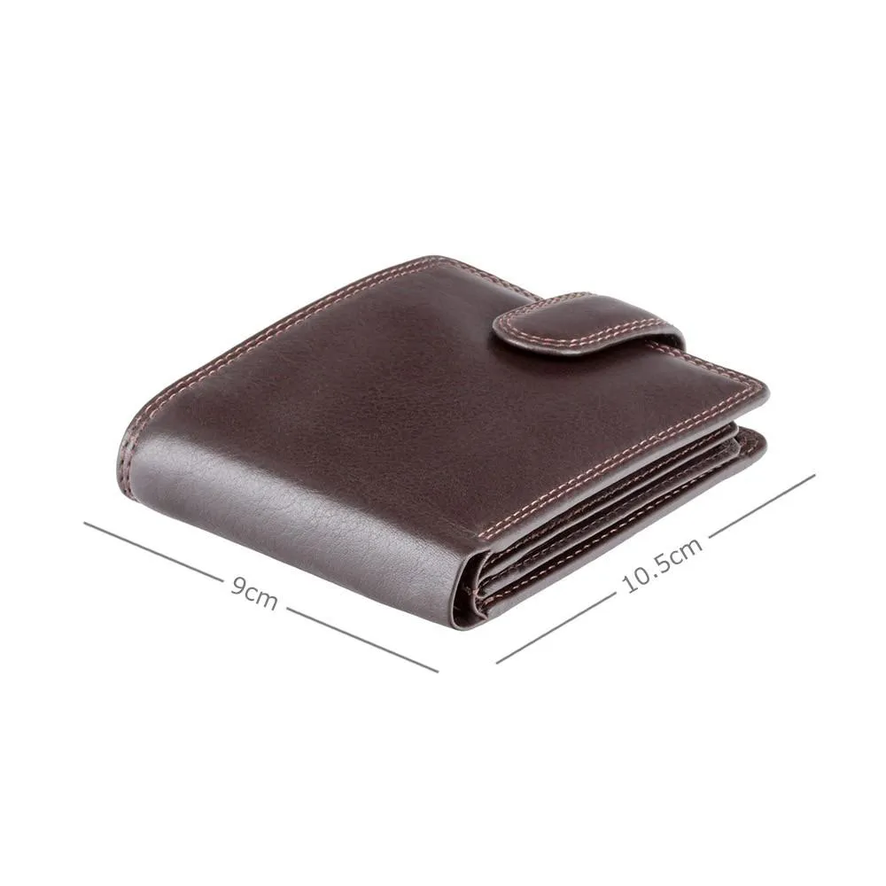 Visconti Strand Cash & Coin Wallet - Chocolate