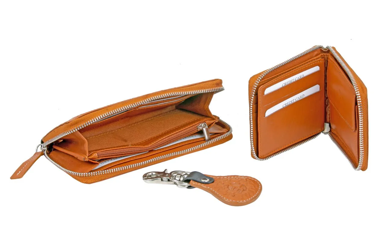 WALLETS WITH KEY RING GIFT COMBO 991743 (RFID)