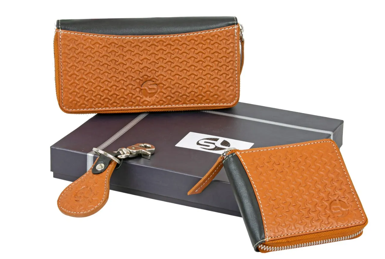 WALLETS WITH KEY RING GIFT COMBO 991743 (RFID)