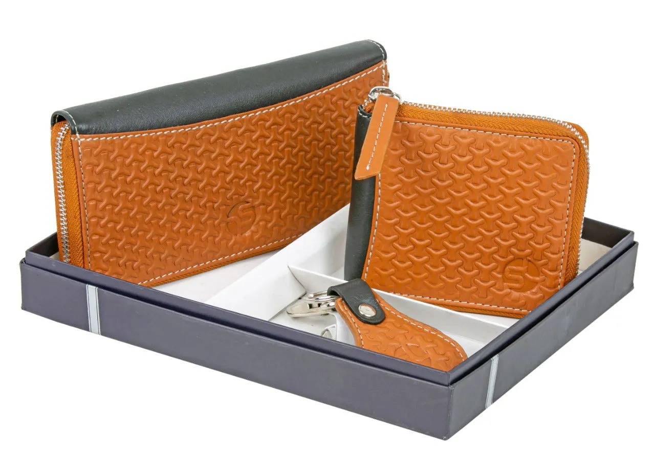 WALLETS WITH KEY RING GIFT COMBO 991743 (RFID)