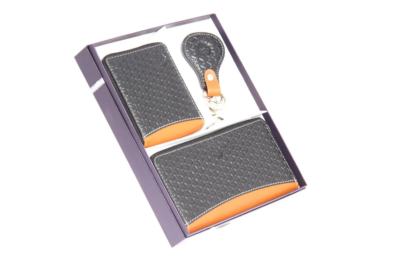 WALLETS WITH KEY RING GIFT COMBO 991743 (RFID)