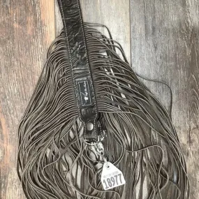Western Mini Leather Fringe Strap 48" #18977