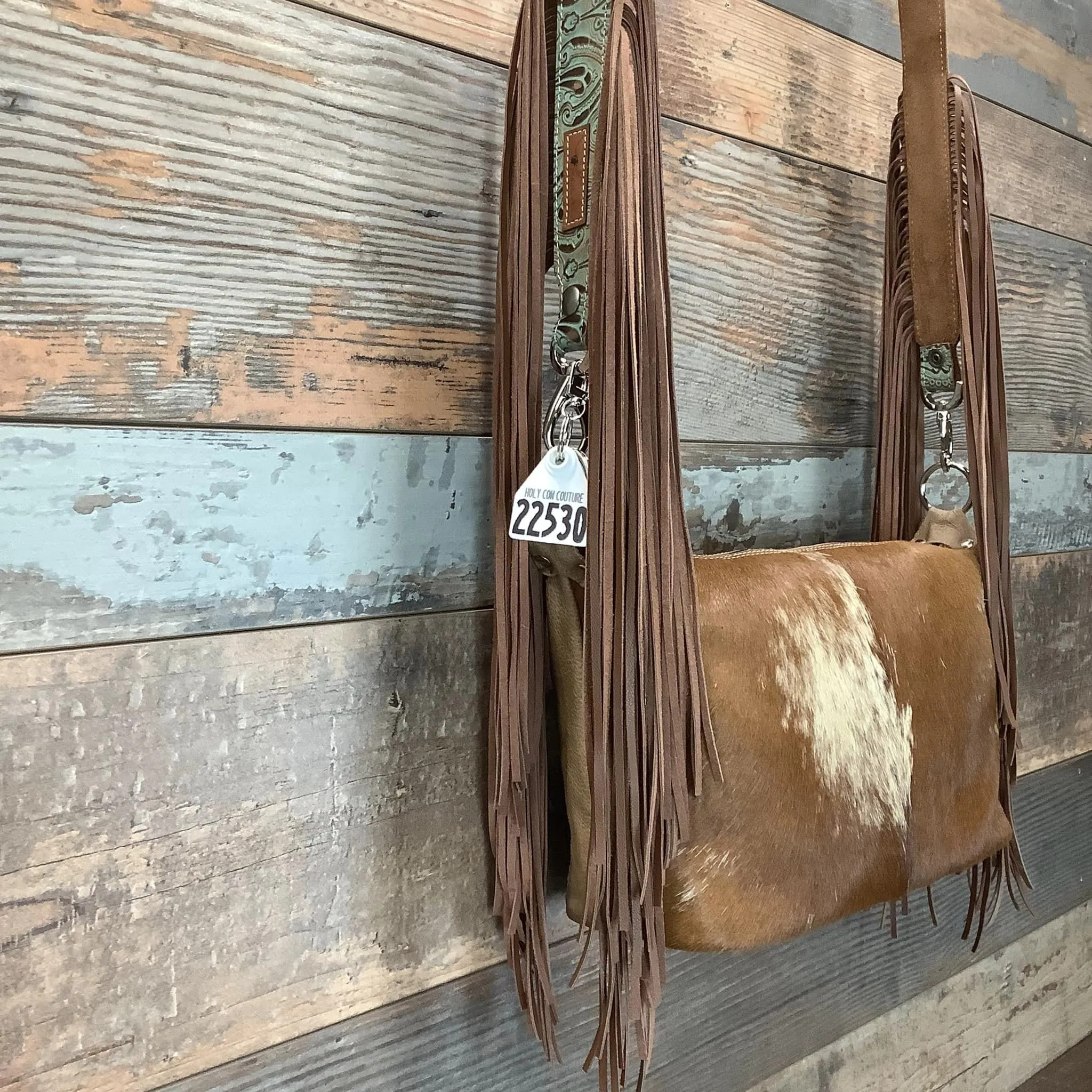 Western Mini Leather Fringe Strap 48" #22530