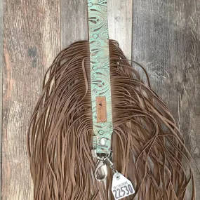 Western Mini Leather Fringe Strap 48" #22530