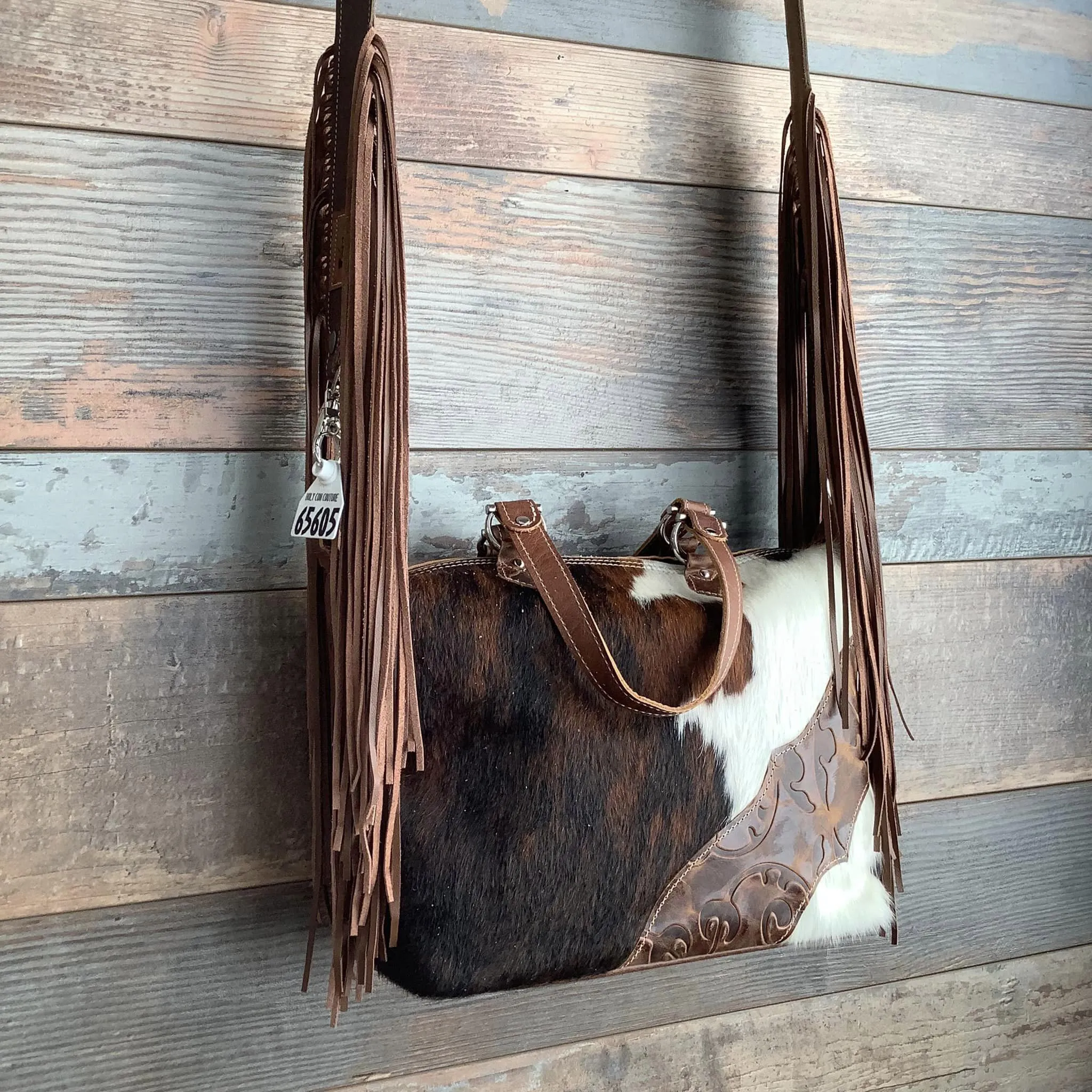 Western Mini Leather Fringe Strap 48" #65605