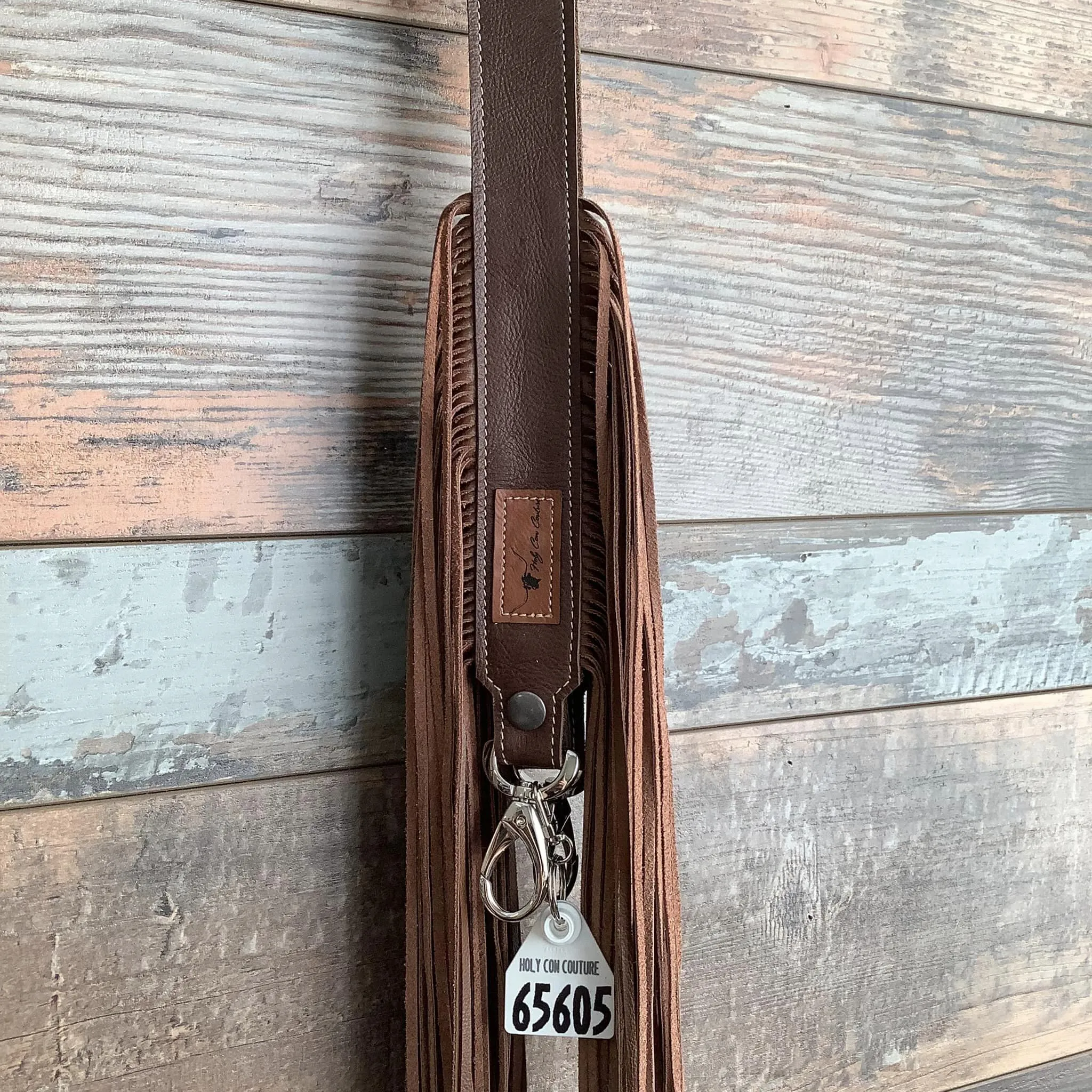 Western Mini Leather Fringe Strap 48" #65605