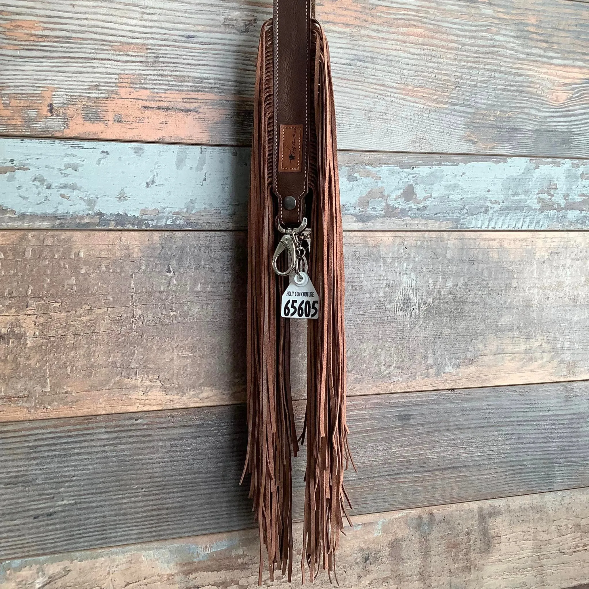 Western Mini Leather Fringe Strap 48" #65605