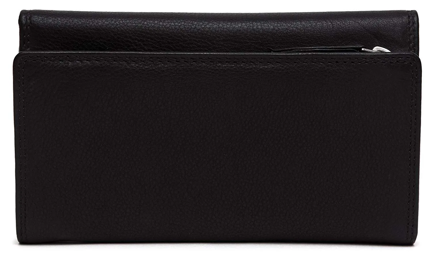 WildHorn® Black Genuine Leather Wallets for Women