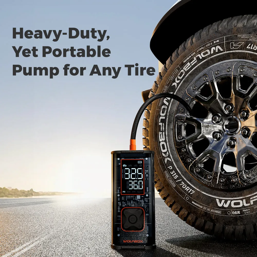 WOLFBOX MegaFlow24 Pro Portable Tire Inflator&Deflators