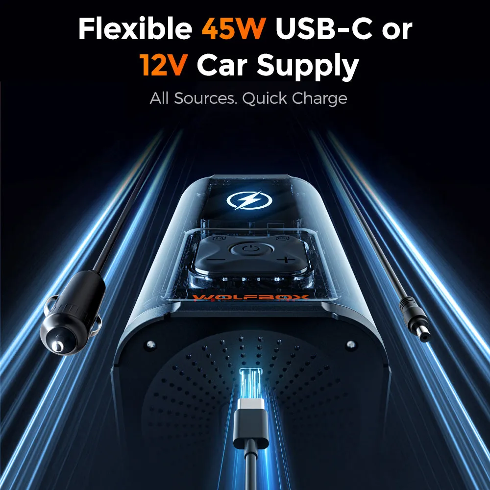 WOLFBOX Portable MegaFlow 24 Pro Tire Inflator