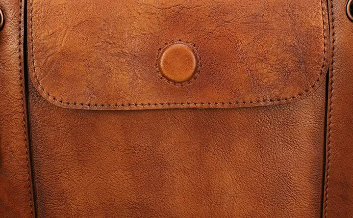 Womens Cowhide Leather Crossbody Purse Side Bags For Women