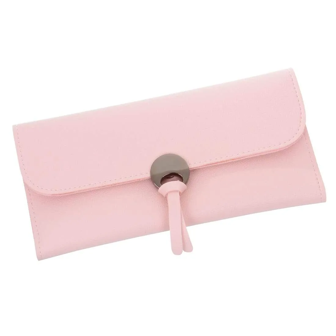 Womens Lacey Faux Leather Purse Wallet Clutch Card Holder