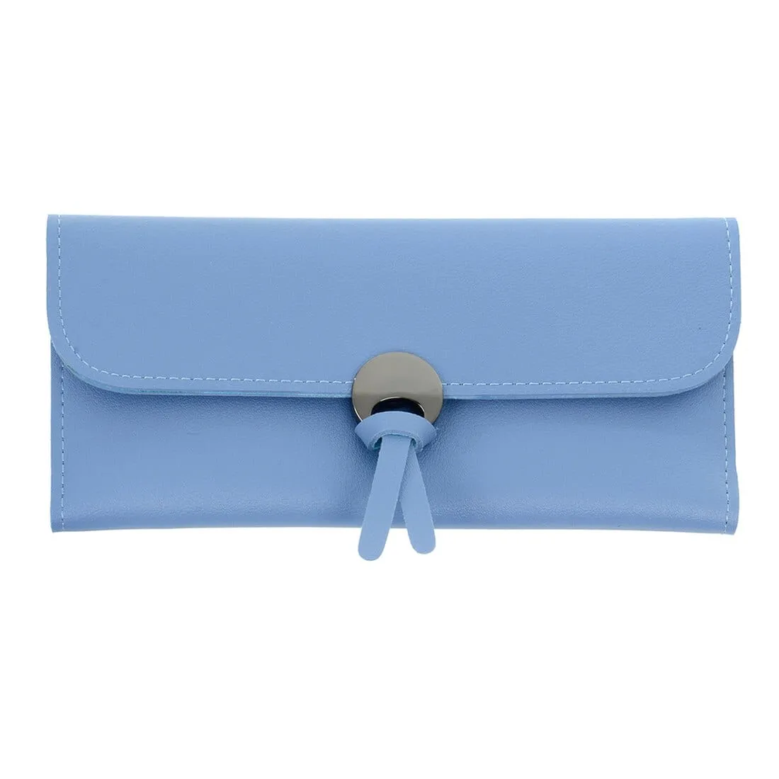Womens Lacey Faux Leather Purse Wallet Clutch Card Holder