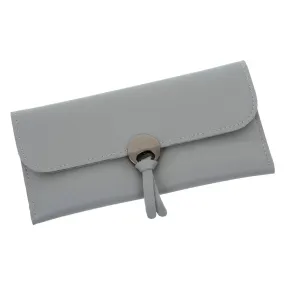 Womens Lacey Faux Leather Purse Wallet Clutch Card Holder