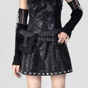 Women's Punk Ripped Nailed Waist Bag