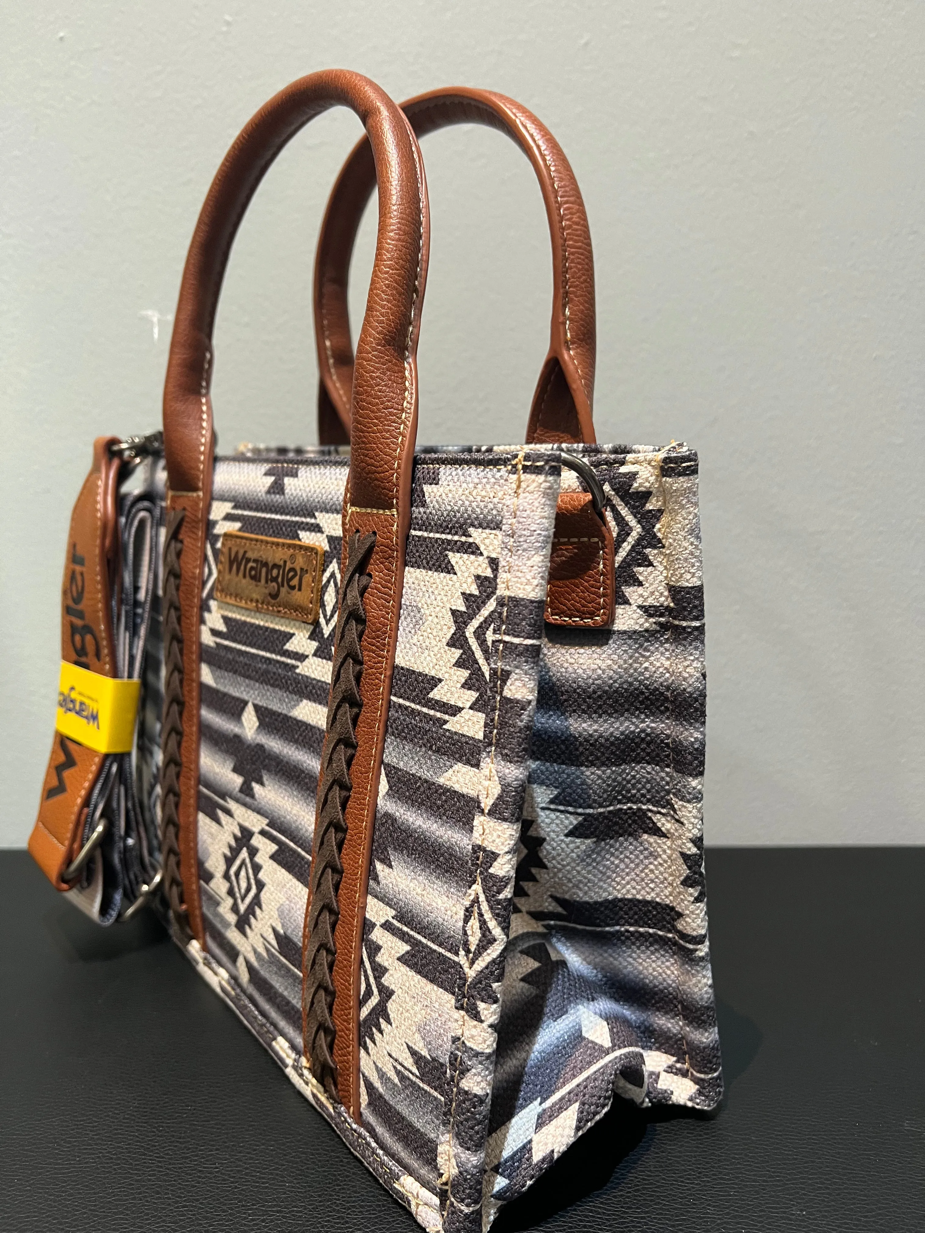 Wrangler Mini Crossbody Tote Dark Gray