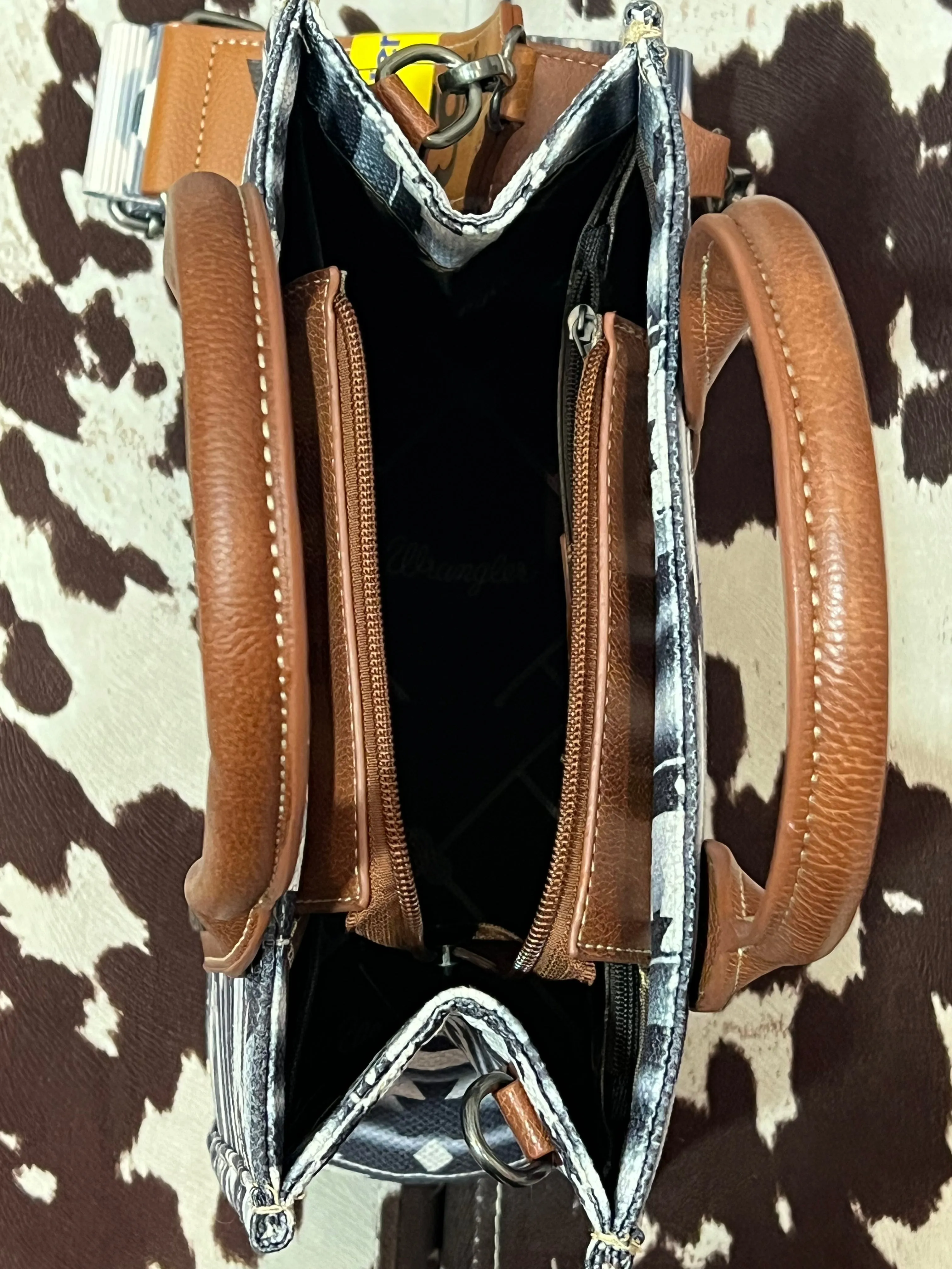Wrangler Mini Crossbody Tote Dark Gray