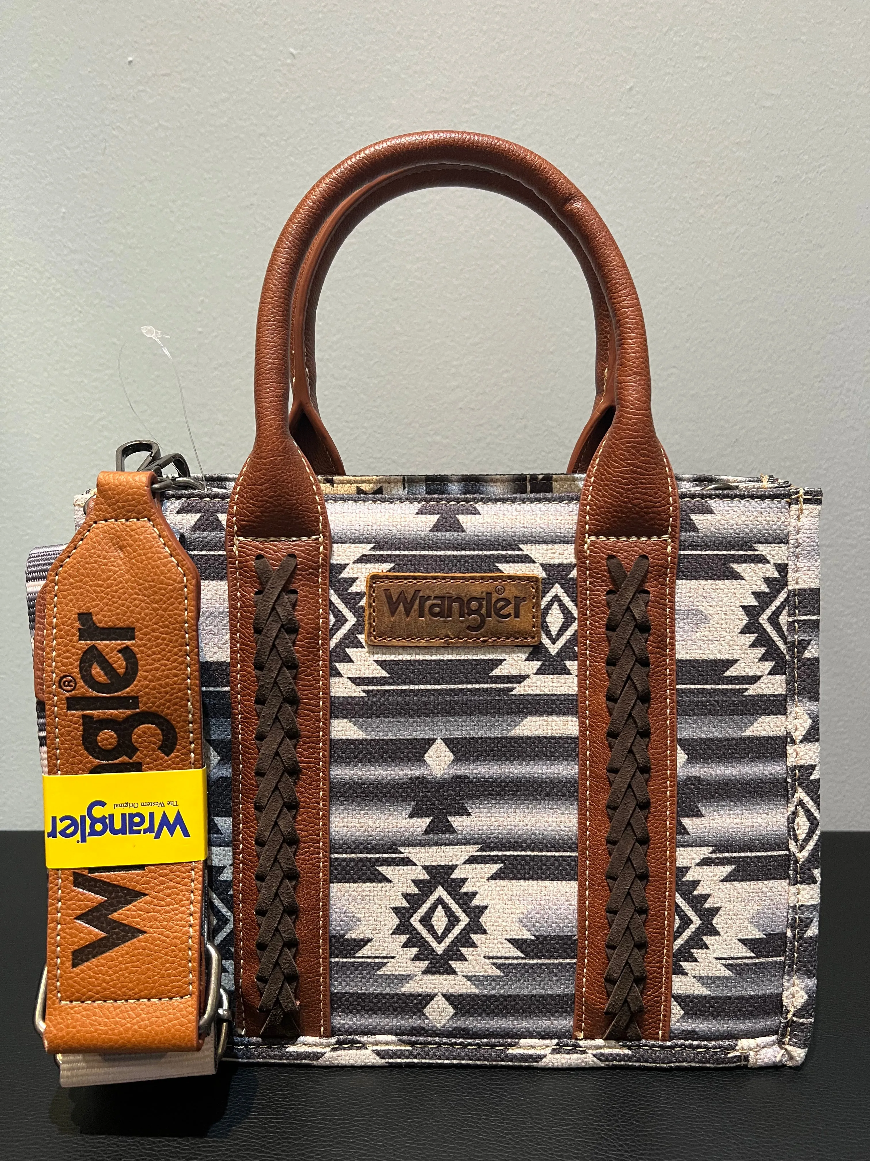 Wrangler Mini Crossbody Tote Dark Gray