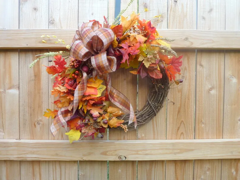 Wreaths for Fall, Thanksgiving wreath